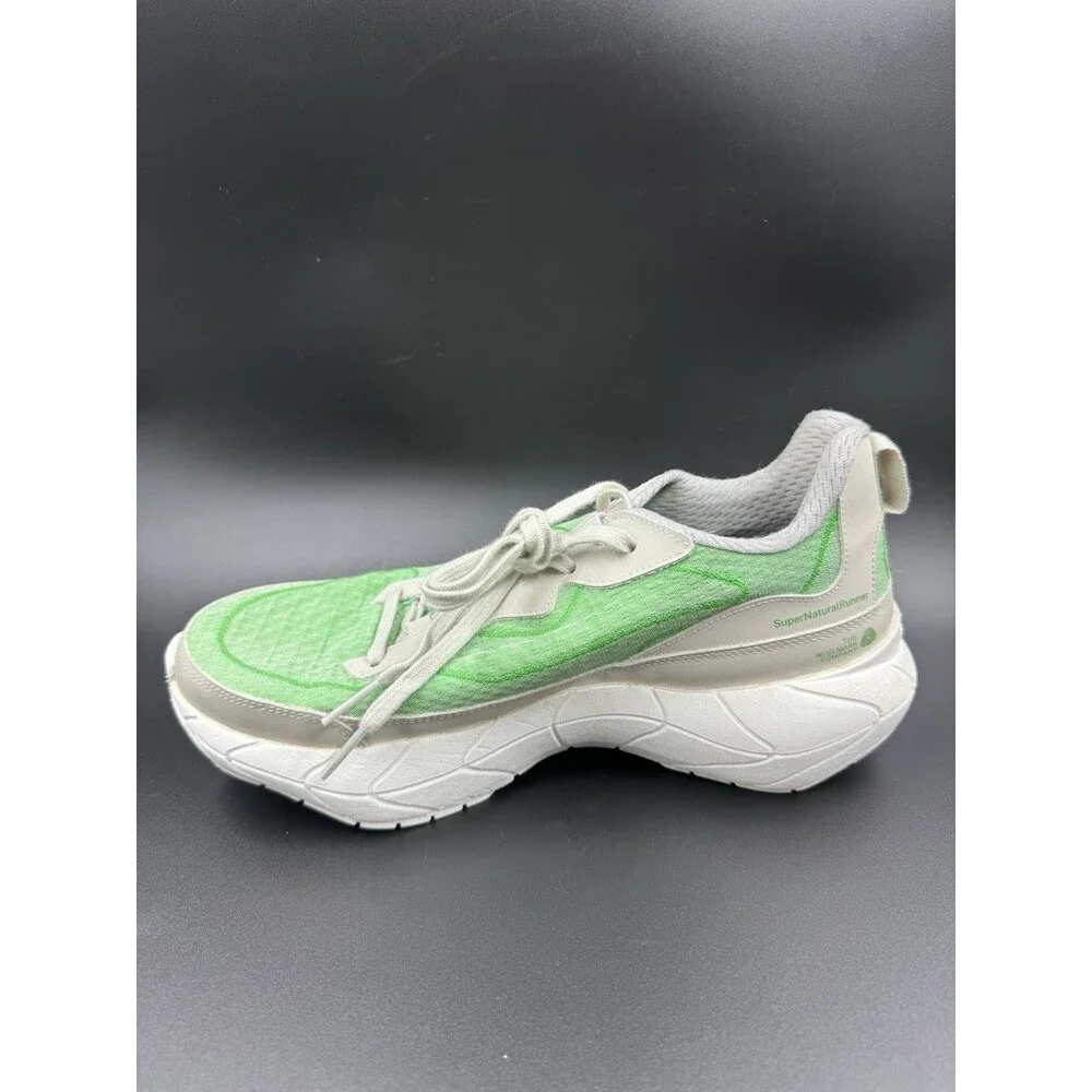 Circle Super Natural Runner Athletic Sneaker Women Sz 8 Green Lightweight Shoes